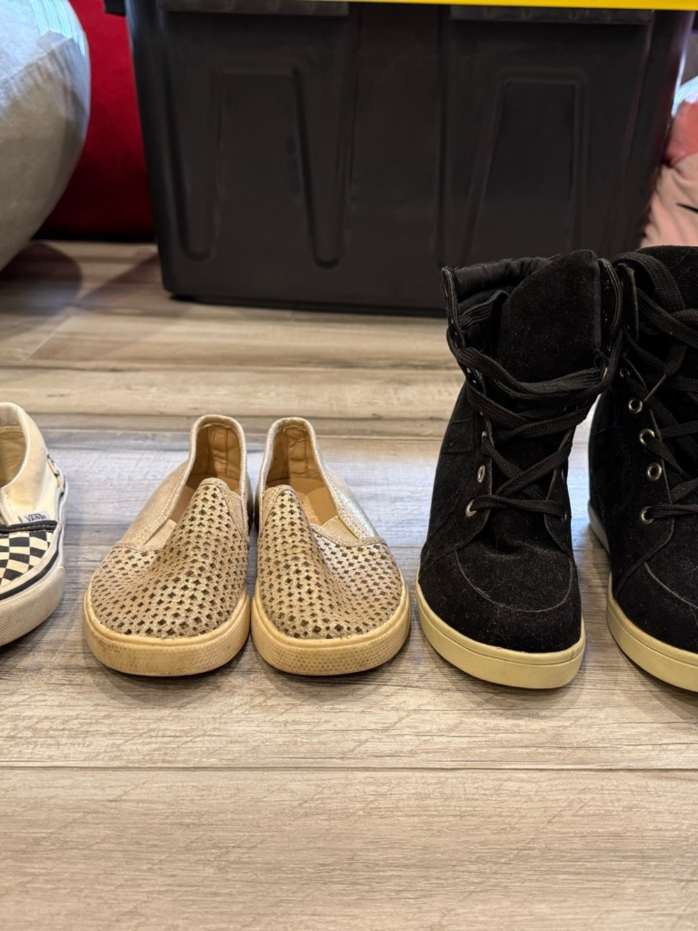 Kids Slip-On Perforated Casual Shoes - Beige